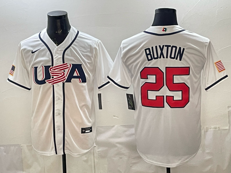 Men 2026 World cup white MLB Nike jersey 0032